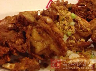 忌吃高溫油炸的鹹肉