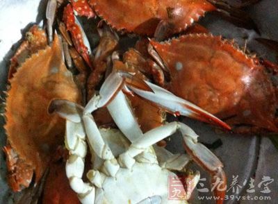 螃蟹+紫蘇葉:腹痛 螃蟹+紫蘇葉:腹痛
