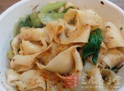 主食：面條餃子最鹹
