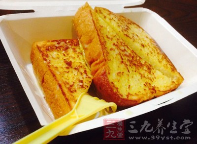 面包的營養價值不高