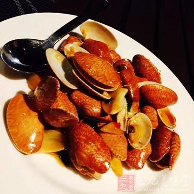 蛤蜊有很好的抑制腫瘤生長的抗癌作用