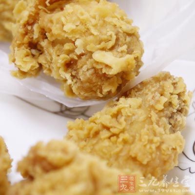 炸雞腿對於健康是有危害的
