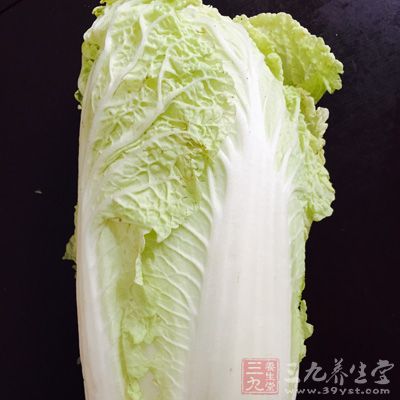 白菜含有豐富的粗纖維