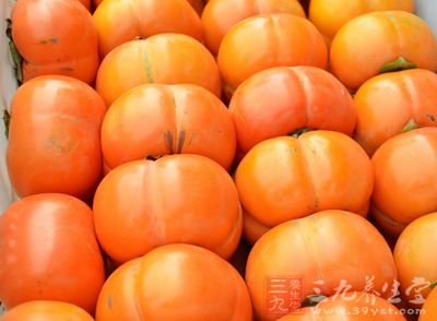秋天吃柿子保健身體