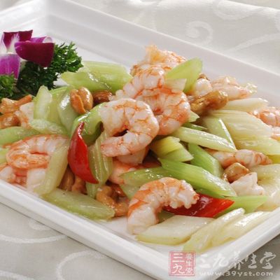 西芹腰果蝦仁