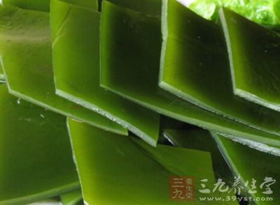 海帶含碘和碘化物,有防治缺碘性甲狀腺腫的作用 海帶含碘和碘化物,有防治缺碘性甲狀腺腫的作用