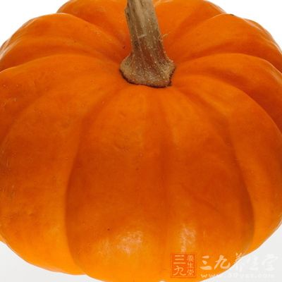 含大量鋅的食物：南瓜