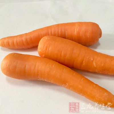 胡蘿卜中含有豐富的胡蘿卜素 胡蘿卜中含有豐富的胡蘿卜素