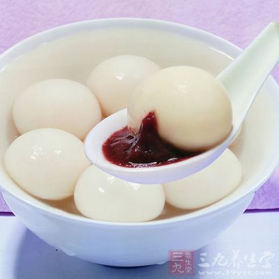 湯圓往掉油脂部分後，消化速度非常快
