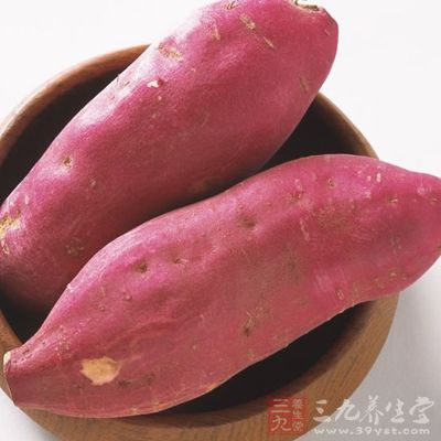 白薯中含有單寧和膠質，會刺激胃腸壁分泌更多胃腸酸