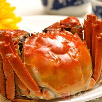 大閘蟹是高膽固醇食物