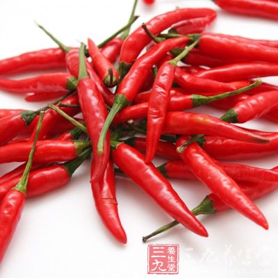 忌食刺激性食物比如辣椒