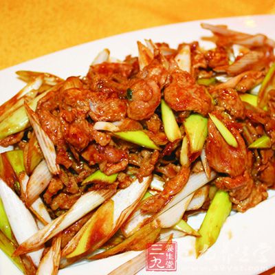 蔥爆羊肉味道美味