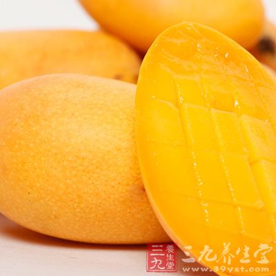 芒果就比哈蜜瓜和杏桃含有更多的β胡蘿卜素