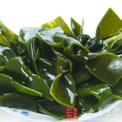 海帶、紫菜等含碘食物可以促進人體甲狀腺激素分泌