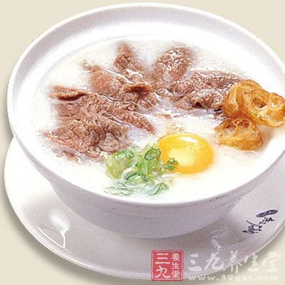滑蛋牛肉粥