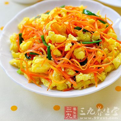 胡蘿卜炒雞蛋