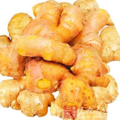 生姜含有揮發油、姜辣素等成分