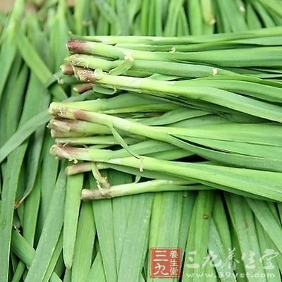 藍礬韭菜看上去像打了蠟一樣有光亮