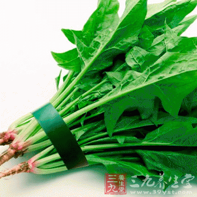 菠菜中含有大量草酸，不宜過多吃