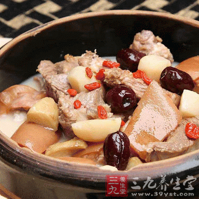 羊肉與豆醬一起吃