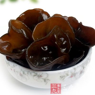 木耳含有豐富的可溶性膳食纖維