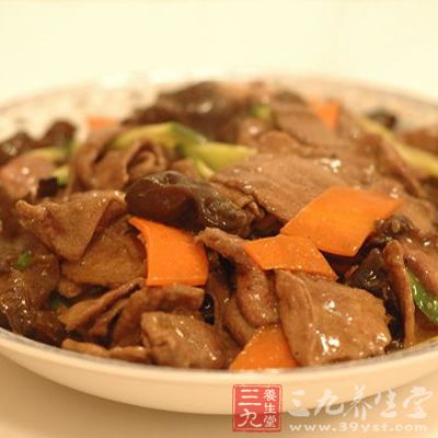 青椒熘肝尖兒