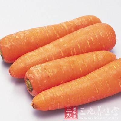 胡蘿卜含有極為豐富的胡蘿卜素