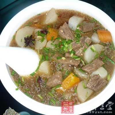 蘿卜炖牛肉