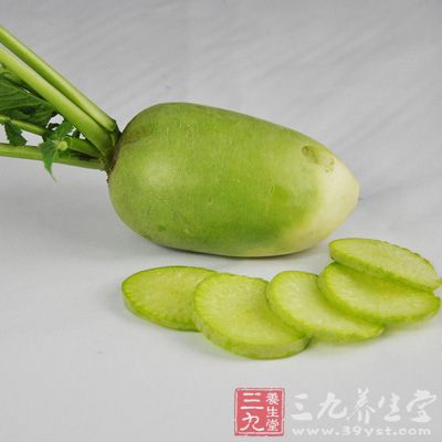 蘿卜含有較多的水分