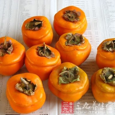 吃完雞蛋後不要立即吃柿子