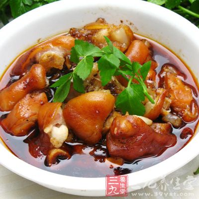 吃豬蹄睡得好