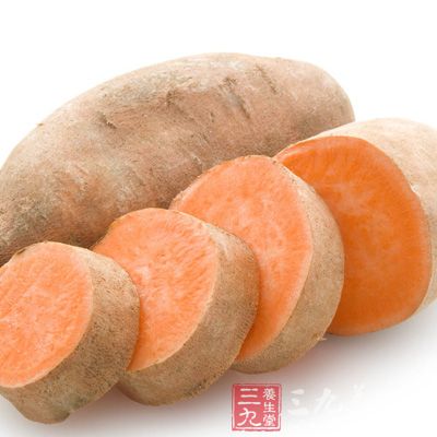 紅薯含豐富的鉀