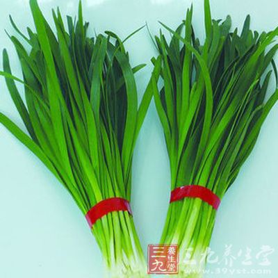 韭菜性亦屬辛溫，能壯陽活血，促進胃酸分泌