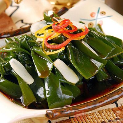 海帶富含很多粗纖維，這種粗纖維對於促進腸胃蠕動是最好的
