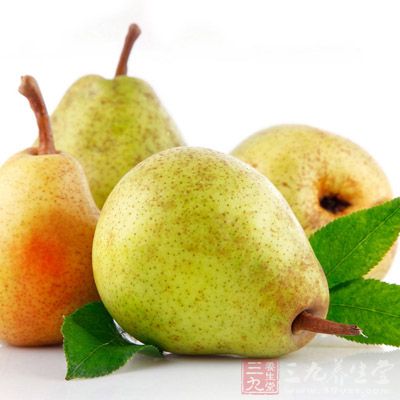梨屬涼性，能夠清熱消火