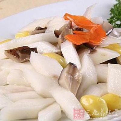 蘑菇炒山藥