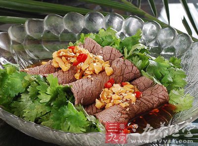 香菜梗炒肚絲