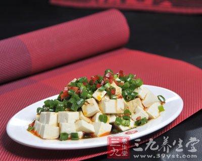 糖尿病人食譜香蔥拌豆腐