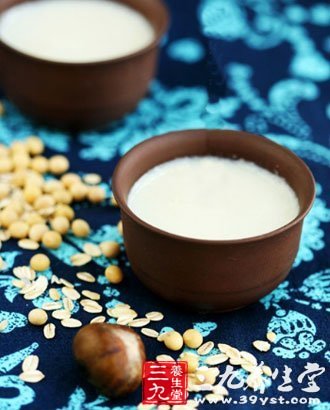 燕麥板栗豆漿的做法