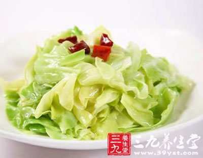 養胃的食物有包心菜