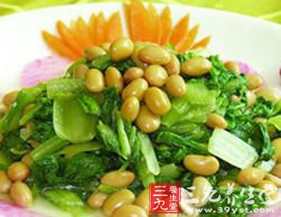 脂肪肝的食療法 黃豆白菜