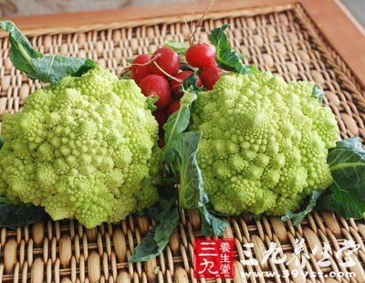 食物營養 視線模糊和綠色蔬菜