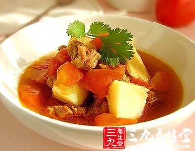 雞肝西紅柿湯