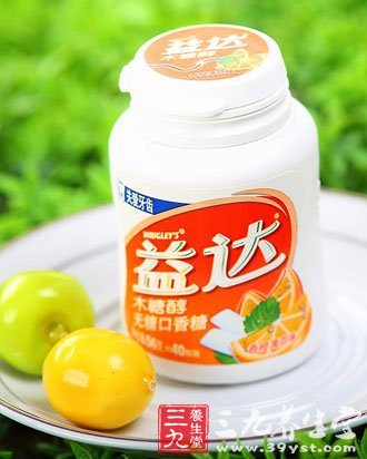 口香糖內含有可塑劑