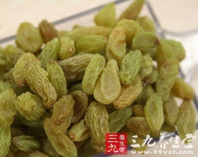 葡萄干有益氣補血的作用