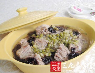 紫菜綠豆排骨湯