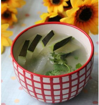 冬瓜香菜湯減肥瘦身效果快