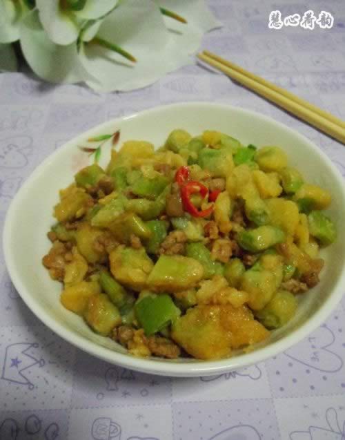 山西小吃四季豆谷壘的做法