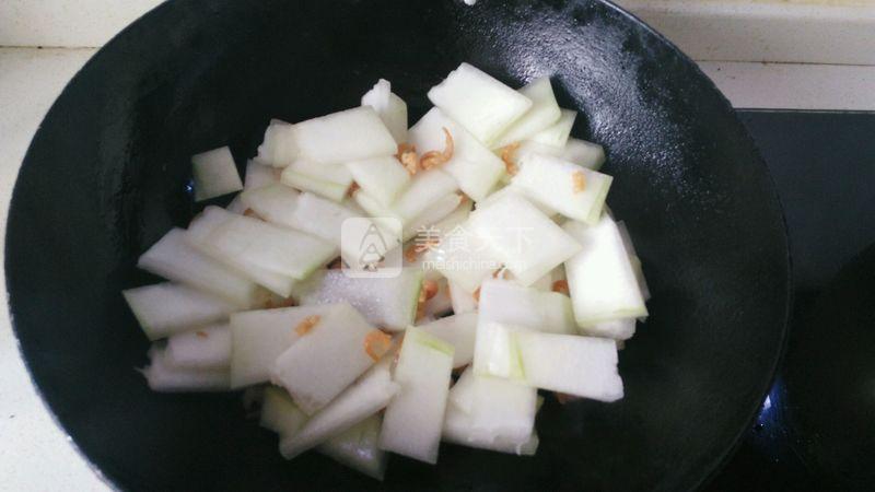 開洋冬瓜的做法步驟：3